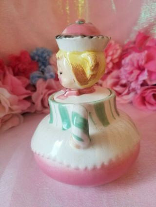 Vintage cupcake girl pixieware jar (Similar to enesco sweet Shoppe) RARE 3