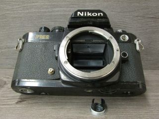 Vintage Nikon FM2 Black Film Camera w Nikkor 35mm 2.  8 Ai Case 3