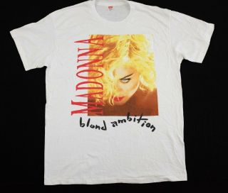 Vtg 1990 Madonna Blond Ambition Concert T - Shirt Tour Xxl Like A Prayer Boy Toy