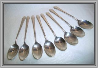 International 1940s Sterling ENCHANTRESS - SET OF 8 - 4.  25 