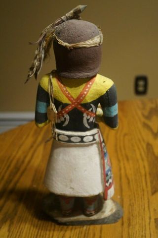 Vintage Hand Carved Hopi CHAKWAINA KACHINA w/tag & info sheet 4