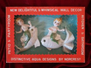 Vintage Norcrest Mermaids.