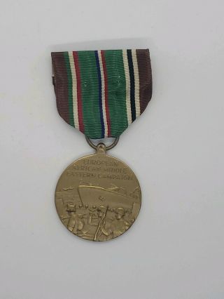 Vintage Wwii European African Campaign Military Medal