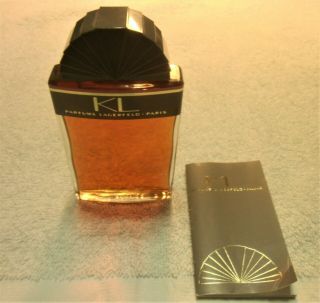 Vintage Karl Lagerfeld Kl Women Parfums Edt Eau De Toilette 2 Oz Full