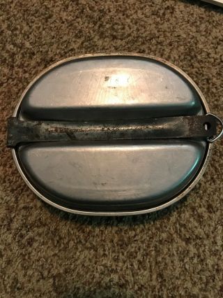 Vintage Wwii Us Army Infantry Mess Kit Dated 1944 A.  G.  M.  Co.  World War 2