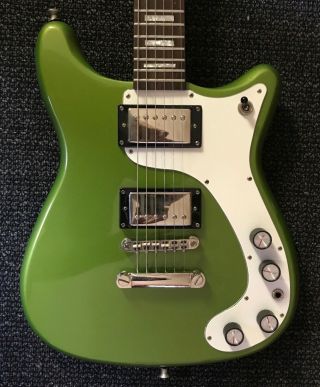 Epiphone Wilshire In Rare Pelham Green With Hsc - - Pristine