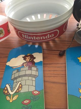 RARE Vintage 1988 NINTENDO MARIO BROTHERS CEILING FAN and LIGHT 3