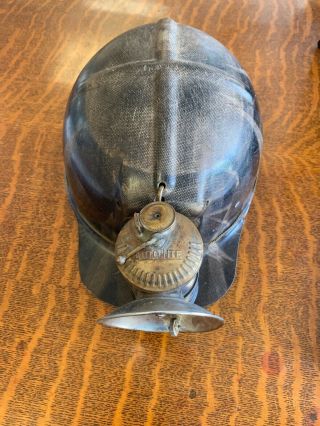 Vintage MSA Comfo Cap Miners Low Vein Hard Hat With Lantern 2