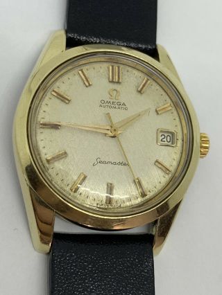 Vintage Omega Seamaster Gold On Steel Automatic Cal 562 Ref 14763 - 61 Date