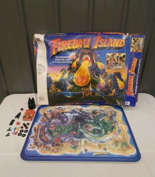 Fireball Island Board Game 1986 Vintage Mb Milton Bradley; Almost Complete