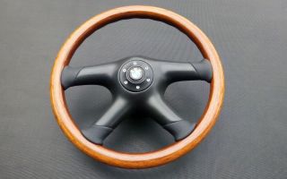 Momo Bmw Wood Steering Wheel E30 E34 E32 E31 Wood Trim - Rare