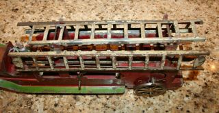 Vintage Early 1900 ' s Dayton Hillclimber Friction Ladder Fire Truck VN 5