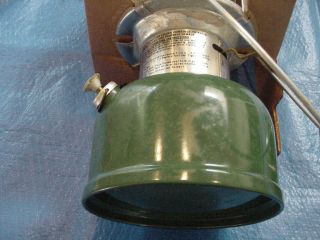 Coleman 220K Lantern,  Dated 2 - 80,  Papers & tripod for hanging 6