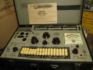 Vintage Jackson Dynamic Output Tube Tester Model 658