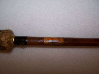 Vintage 8 1/2 ' South Bend Split Bamboo Model No.  59 Fly Rod w/ Martin Reel 2