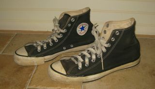 Vintage Converse Chuck Taylor High Top Size 10 Made In Usa
