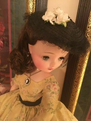 Tagged Madame Alexander Dress with Hat Necklace for Vintage Cissy Doll 4