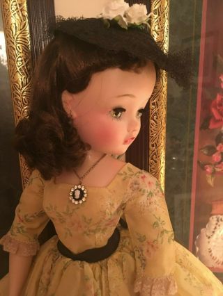 Tagged Madame Alexander Dress with Hat Necklace for Vintage Cissy Doll 8
