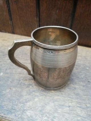 Georgian Silver Christening Mug London 1810