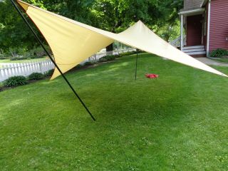 Vintage MOSS Tents 19 ' PARAWING Tarp Shelter Canopy 4