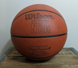Rare Vintage Spalding Nba Basketball Lawrence F.  O’brien Commissioner