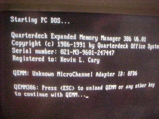vintage IBM PS/2 COMPUTER 8570 - 121 for parts/repair extas CT - 5320 33F6083 11