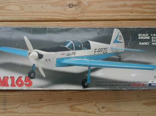 Very Rare Scale Rc Airplane Kit Dalotel Dm 165 Vintage