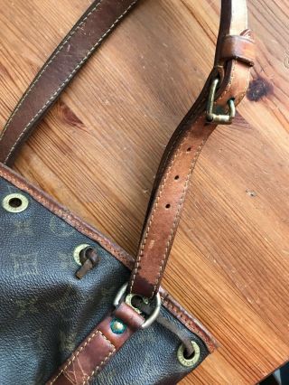 Vintage Louis Vuitton Large Monogram Bucket Bag ROUGH SHAPE NEEDS REFURBISHMENT 7