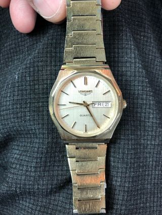 Vintage Longines Quartz Gold Plated Men’s Watch Esa 9362