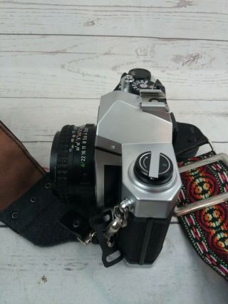 Vintage Asahi Pentax K1000 35mm Film Camera & SMC Pentax - A 50mm 1:2 Lens 6