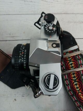 Vintage Asahi Pentax K1000 35mm Film Camera & SMC Pentax - A 50mm 1:2 Lens 7