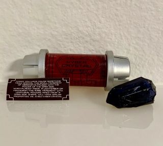 Disneyland Star Wars Galaxy’s Edge Black Obsidian Kyber Crystal Light Saber Rare