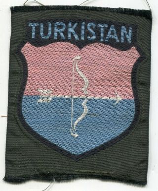 German World War Ii Waffen Elite Turkistan Volunteer Sleeve Shield
