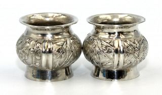 A 19th Century Chinese Export Silver Salts,  C1900,  Wo,  Perfect