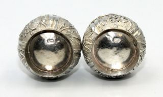 A 19TH CENTURY CHINESE EXPORT SILVER SALTS,  c1900,  WO,  PERFECT 4