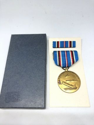 Wwii Ww2 Us U.  S.  American Campaign Medal,  Army,  Navy,  Military,  Ribbon,  Bar