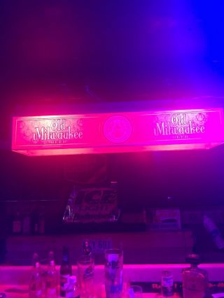 Vintage Old Milwaukee Lighted Beer Bar Sign - Tastes As Great As It 