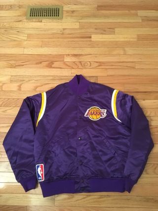 Los Angeles Lakers Nba Vintage Starter Jacket Men 