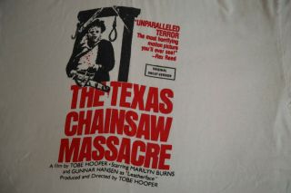 Vintage - 1980 ' s - RARE T - SHIRT - THE TEXAS CHAINSAW MASSACRE Men ' s XL T - Shirt 2