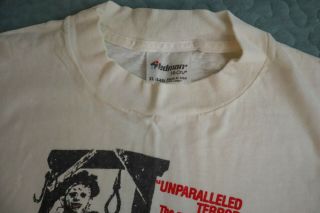 Vintage - 1980 ' s - RARE T - SHIRT - THE TEXAS CHAINSAW MASSACRE Men ' s XL T - Shirt 7