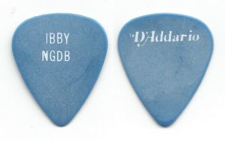 Vintage Nitty Gritty Dirt Band Jimmy Ibbotson Blue Guitar Pick - 1980s Tours