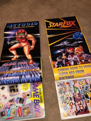 SNES Classic,  Wireless Controller & Vintage Nintendo Powers w/ Posters 6