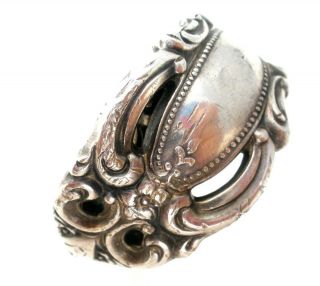 Sterling Silver Spoon Ring Vintage Towle 1973 Size 6.  5 Handmade 925 Heavy