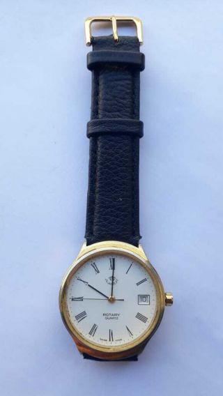 Rotary Watch Wristwatch Jordan Royal King Hussein Men Special Edition Vintage