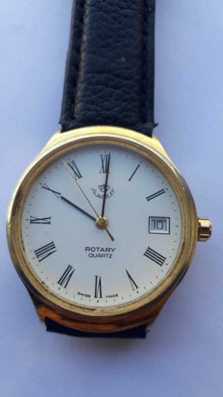 Rotary watch wristwatch Jordan royal King Hussein Men special edition vintage 2