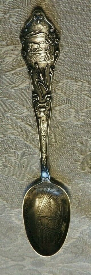 Indianapolis Motor Speedway Antique Sterling Souvenir Spoon