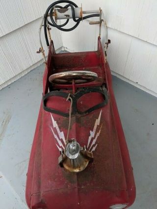 Vintage 1960 Pedal Cars.  Fire Truck 2