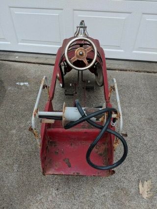 Vintage 1960 Pedal Cars.  Fire Truck 6