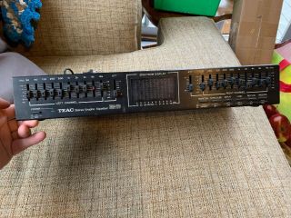Vintage Teac Eqa - 20 Stereo Graphic Equalizer Complete And
