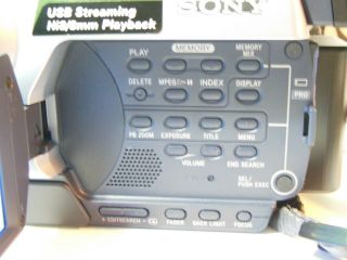 Vtg Sony Digital Video Camera Handycam Recorder DCR - TRV350 w/ Travel Bag 4